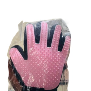 Gloved pet brush